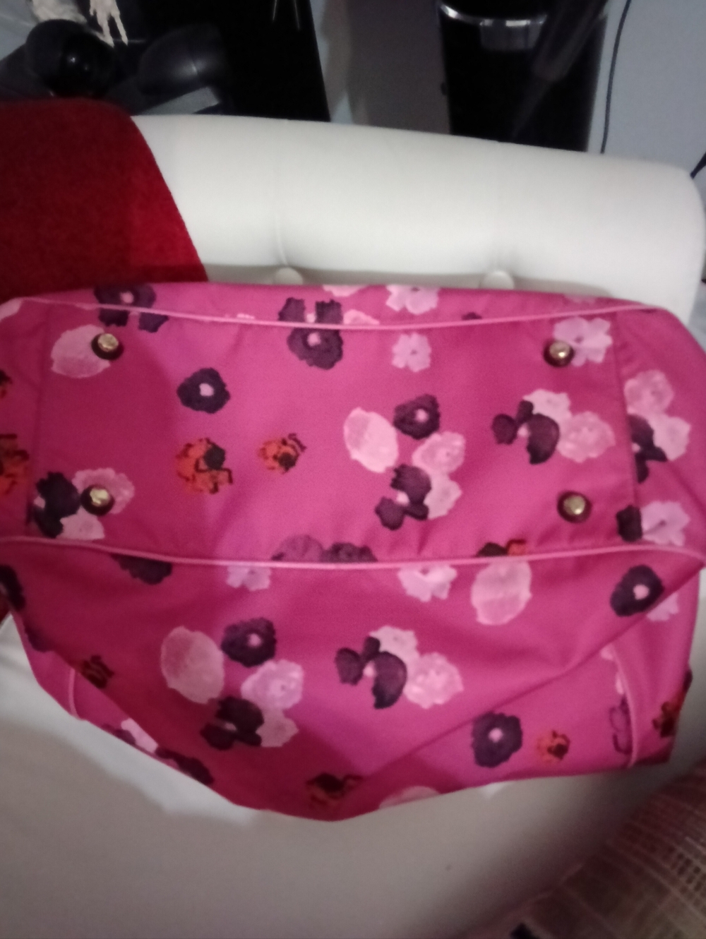 Coach Court Halftone Floral Tote Confetti Pink E2111- C5670 - Picture 12 of 15